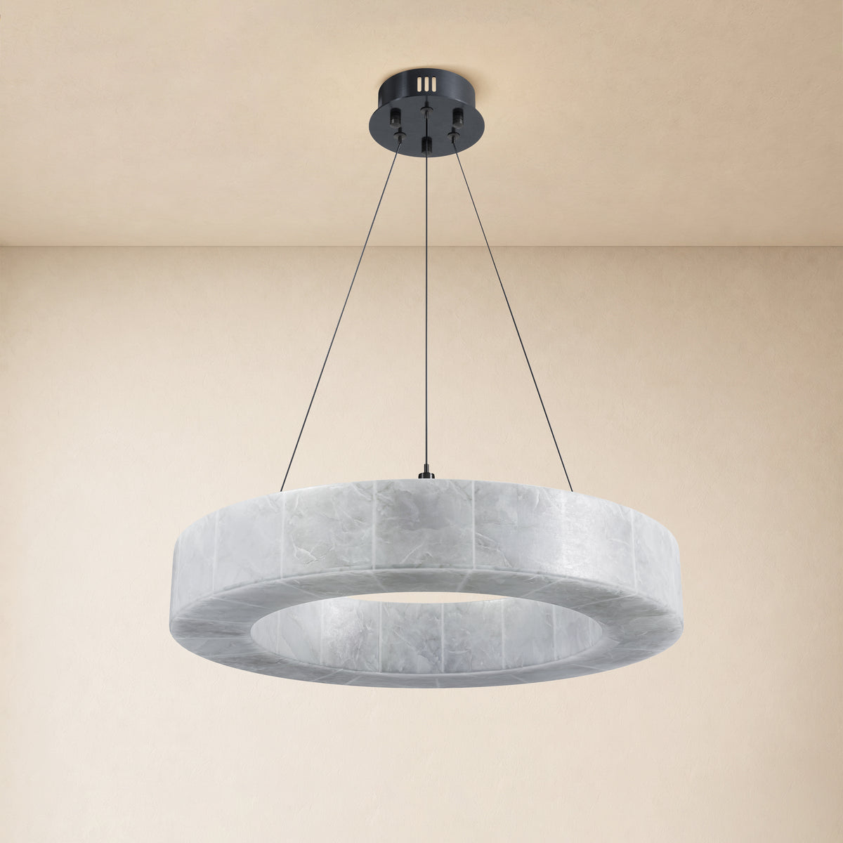 Soluna Alabaster Custom Round Chandelier