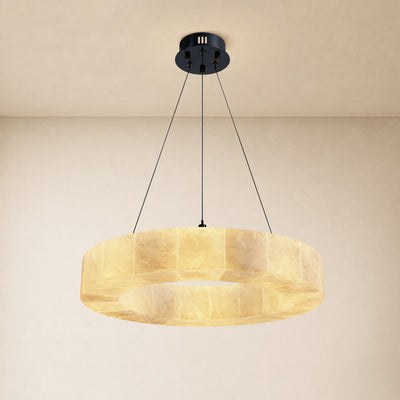 Soluna Alabaster Custom Round Chandelier