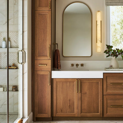 Sylvia Palladian Alabaster Wall Sconce 91cm H