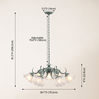 GlowMuse Crystal Round Chandelier 68cm D