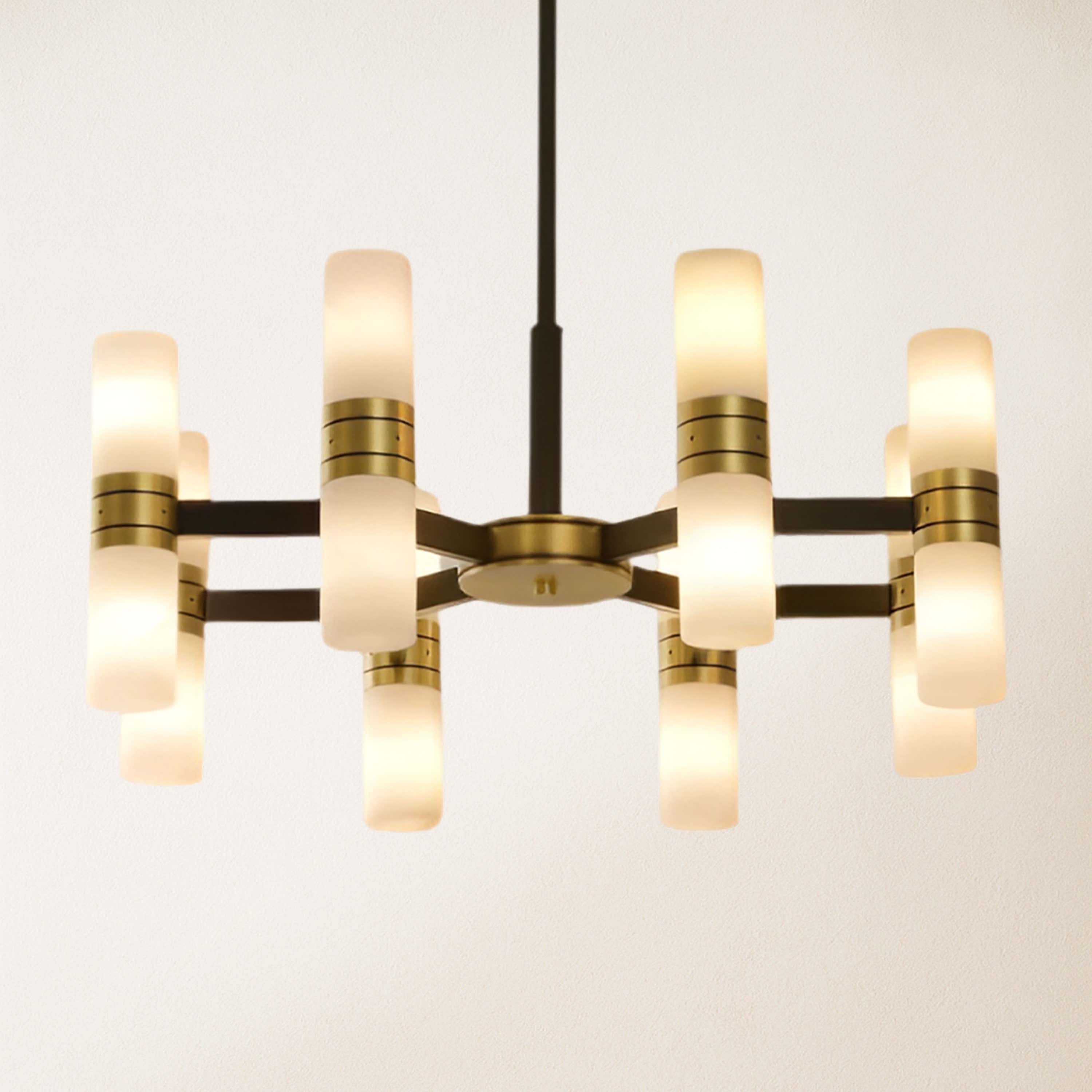 Moral Alabaster Round chandelier 63.5cm D