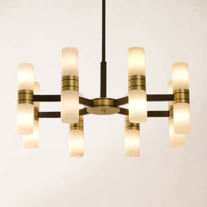 Moral Alabaster Round chandelier 63.5cm D