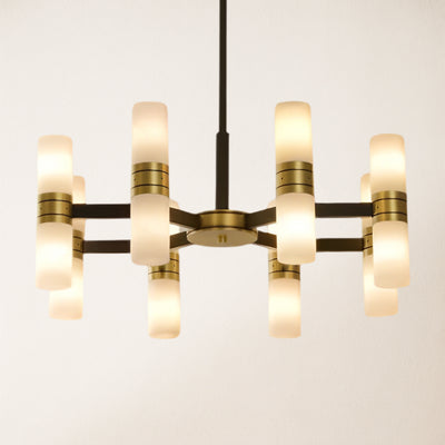 Moral Alabaster Round chandelier 63.5cm D