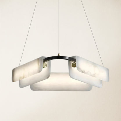 Deli Alabaster Chandelier 80cm D