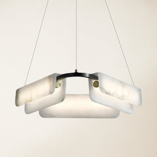 Deli Alabaster Chandelier 80cm D