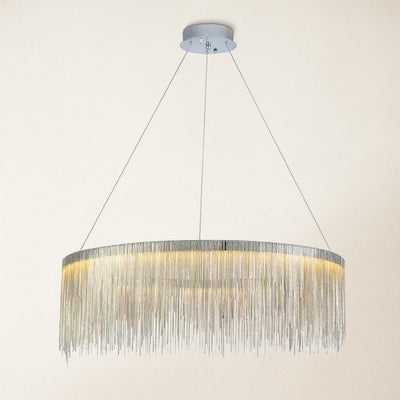 Teresa Cadena Steel Tassel Chandelier 60cm