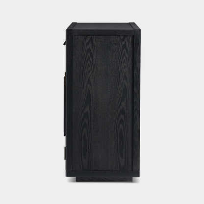 Alvar Arched 94.5" Oak Sideboard with Drawers(Set of 3)