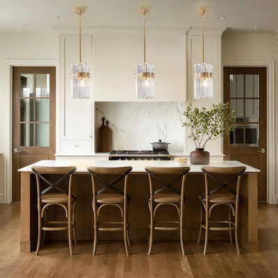 Ruby Crystal Pendant Kitchen Island Light 16.5 cm W