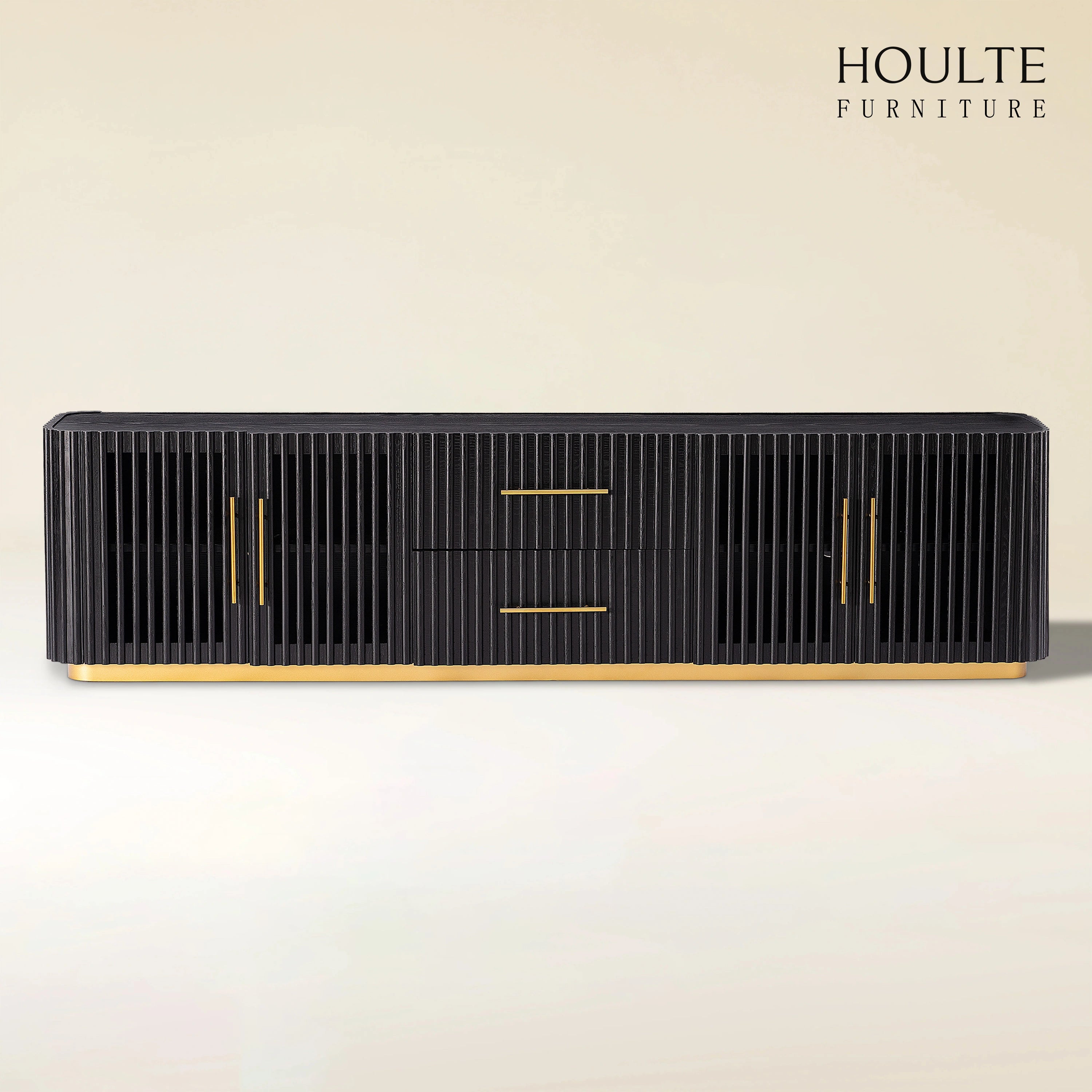 Holton Oak Media Console 240cm W