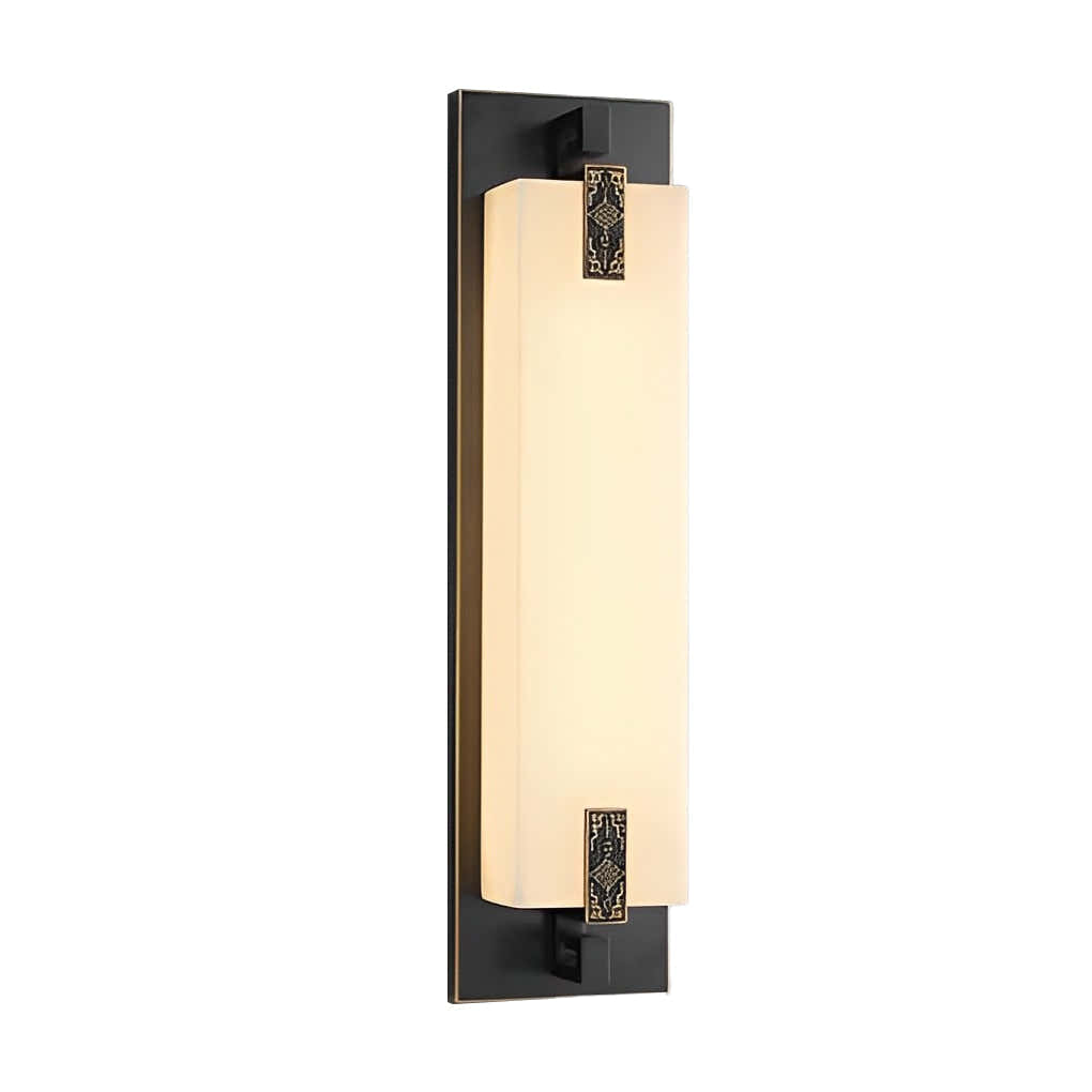 Glimmermist Copper LED Outdoor Wall Light
