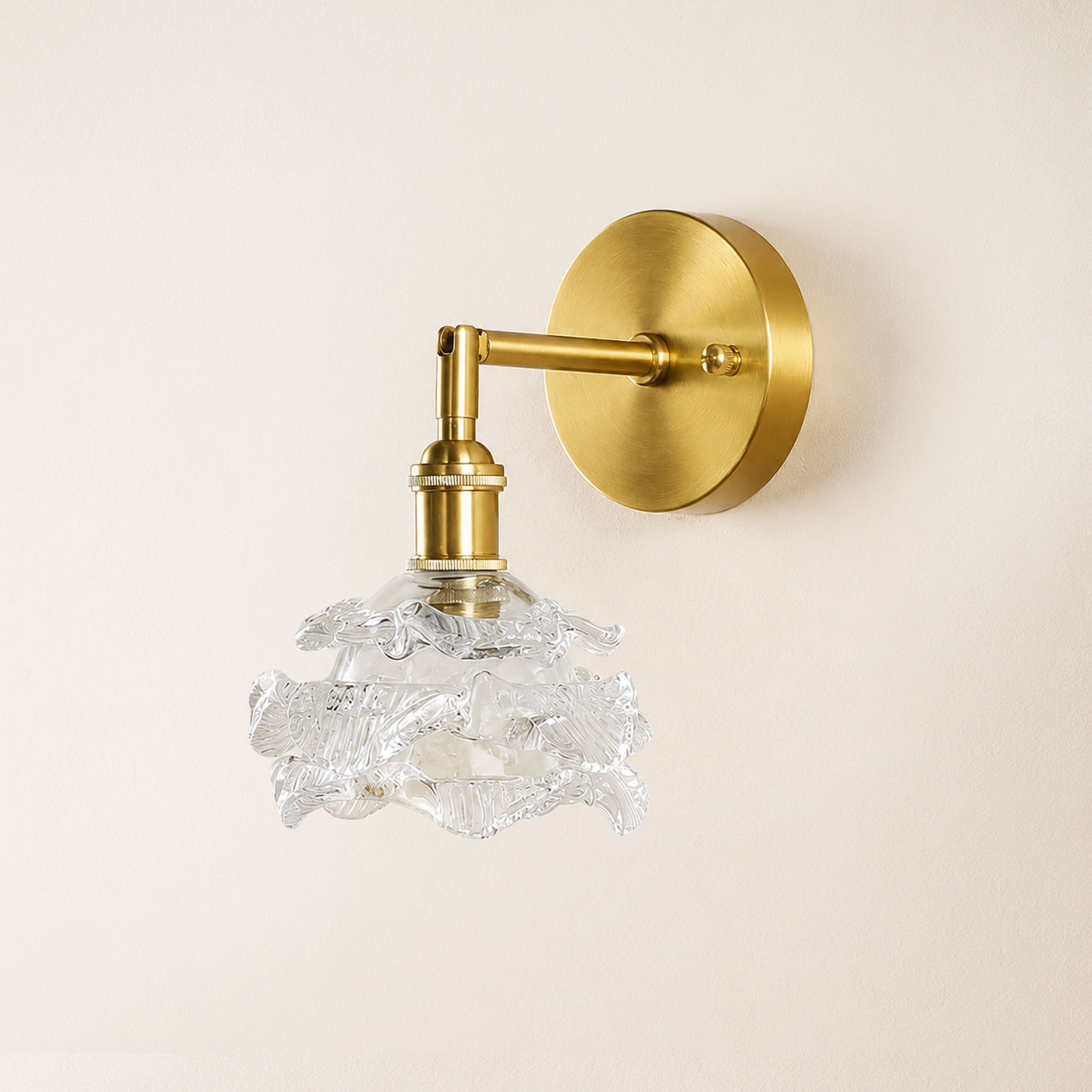 Floria Glass Adjustable Wall Sconce