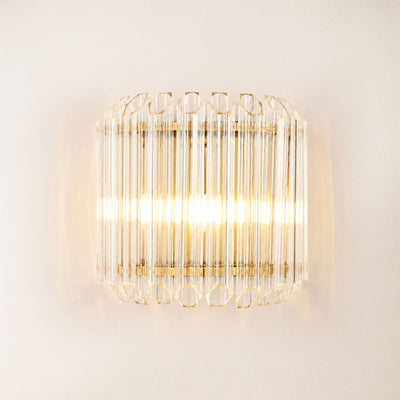 Virella Crystal Tube Wall Sconce