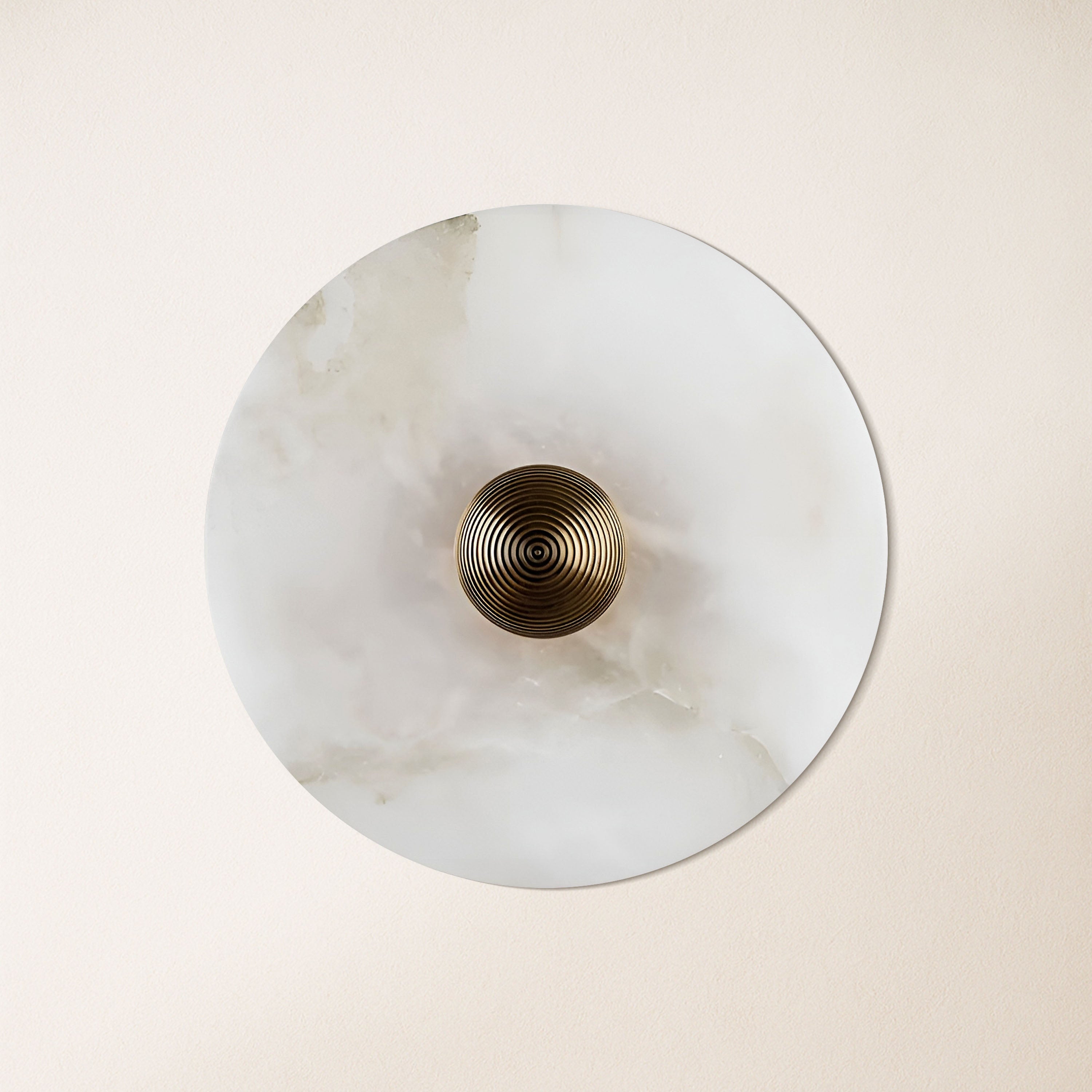 Miles Alabaster Wall Lamp 30cm D