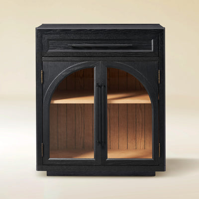 Alvar Arched 91" Oak Sideboard with Drawers(Set of 3)
