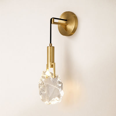 Irregular Crystal Shad Wall Sconce H28cm