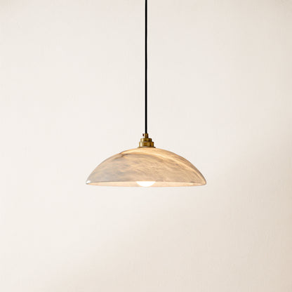 Dadaly Alabaster Modern Small Art Pendant 30.5cmD