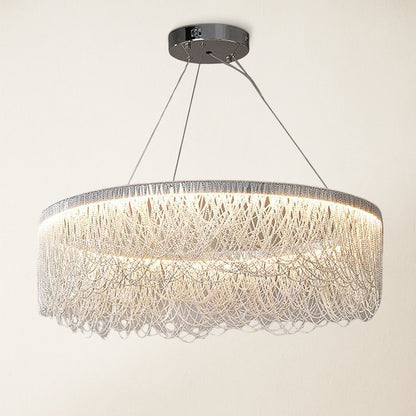 Teresa Cadena Tassel Modern Ring Chandelier 60cm D