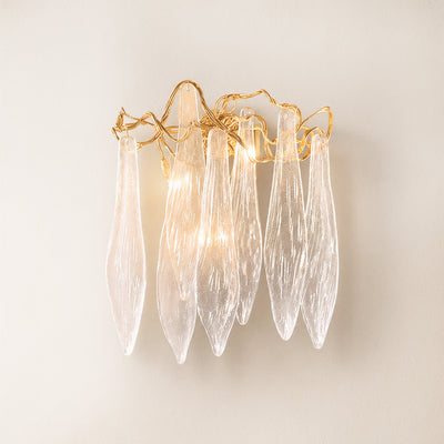 Cascadia Waterfall Crystal Wall Lamp