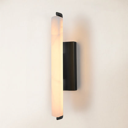 Clara Glow Alabaster Single Wall Sconce 48cm