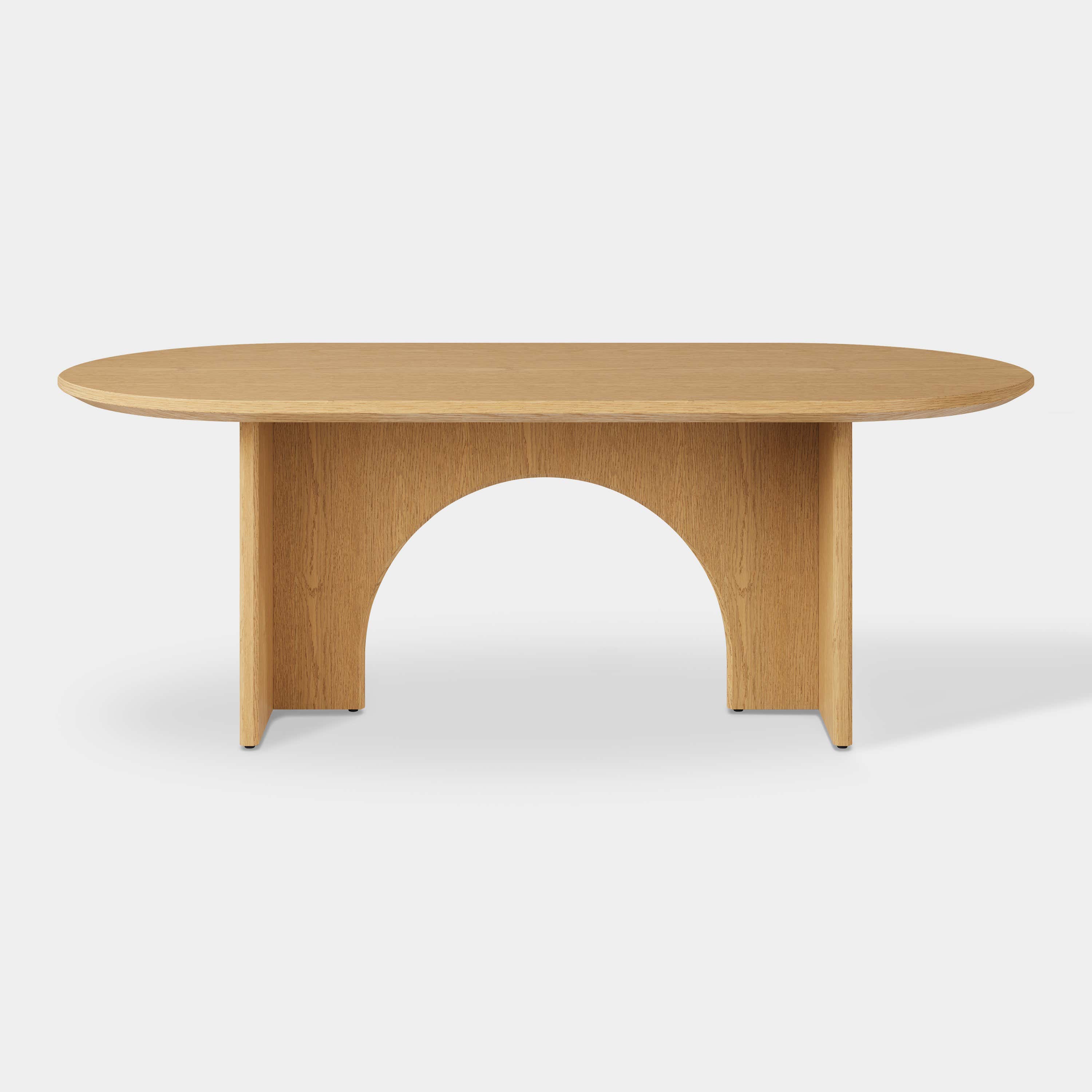 Aurora Oak Dining Table 84"