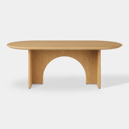 Aurora Oak Dining Table 84"