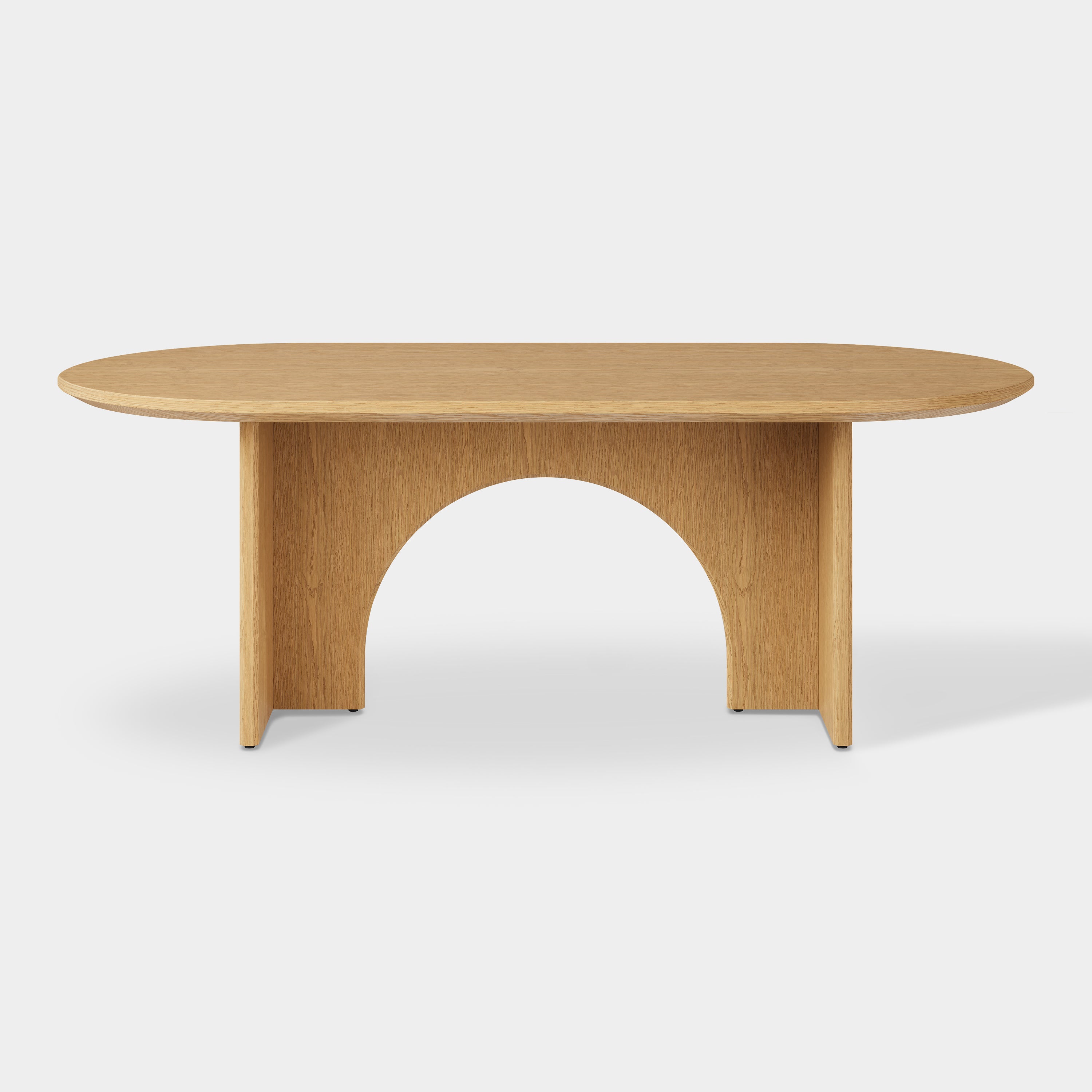 Aurora Oak Dining Table 84"