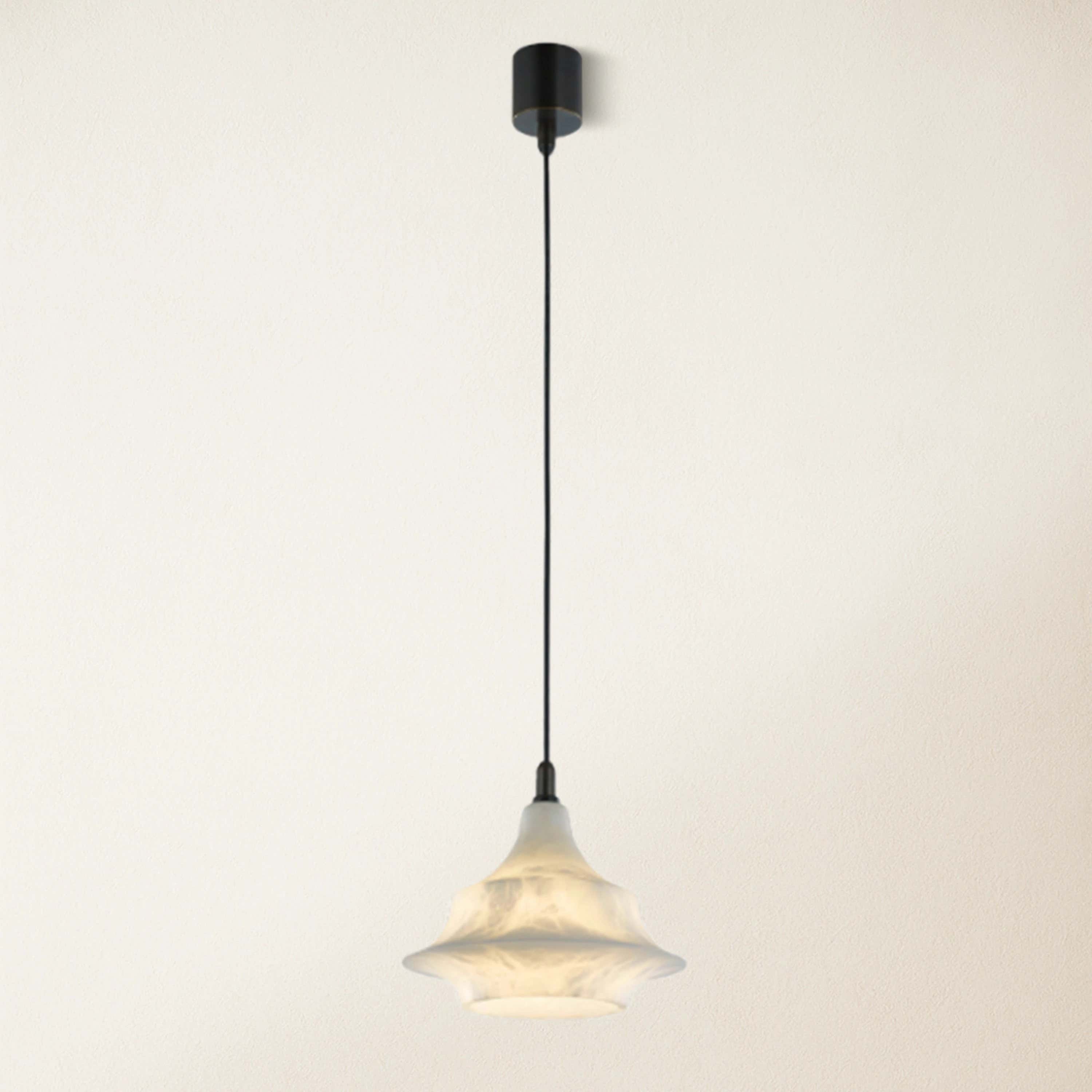 Bloom Alabaster Gleam Pendant 18cm D