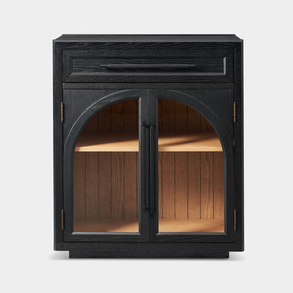 Alvar Arched 64" Oak Sideboard with Drawers(Set of 2)