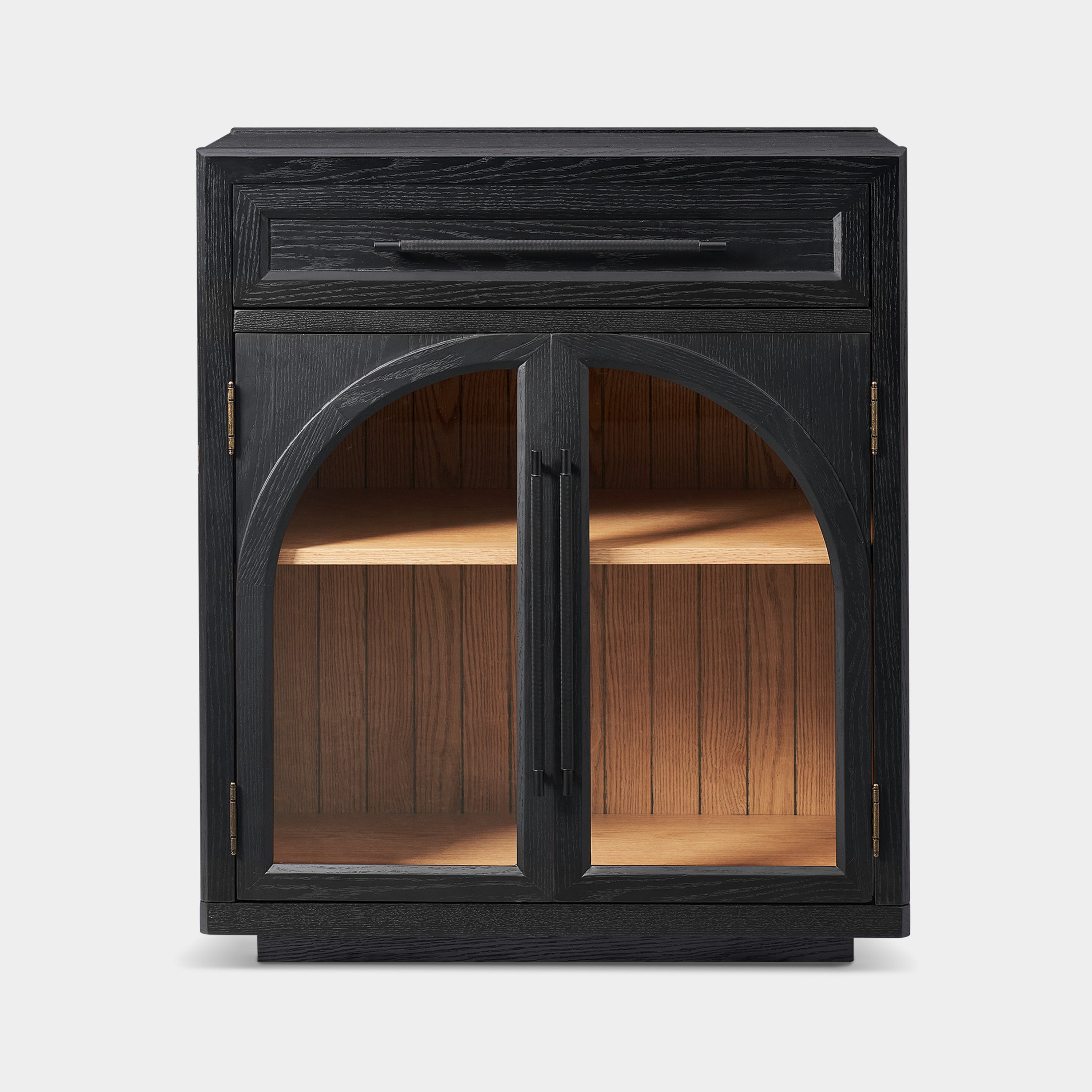 Alvar Arched 96" Oak Sideboard with Drawers(Set of 3)