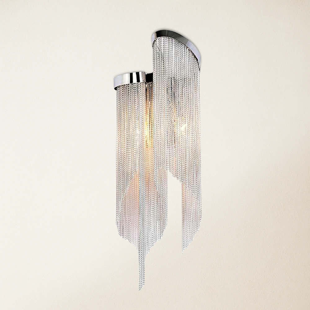 Teresa Cadena Chain Tassel Wall Sconce  61cm H