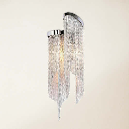Teresa Cadena Chain Tassel Wall Sconce  61cm H