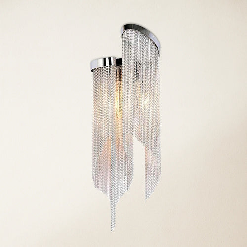 Teresa Cadena Chain Tassel Wall Sconce  61cm H
