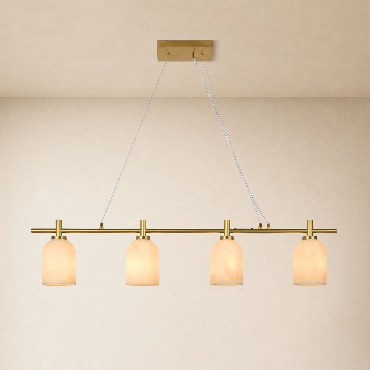 Axis Resin Linear Chandelier 43"D