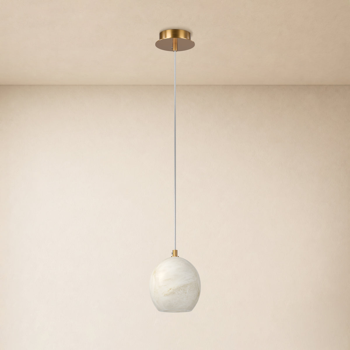 Quorvyn Resin Globe Pendant