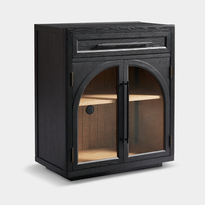 Alvar Arched 91" Oak Sideboard with Drawers(Set of 3)