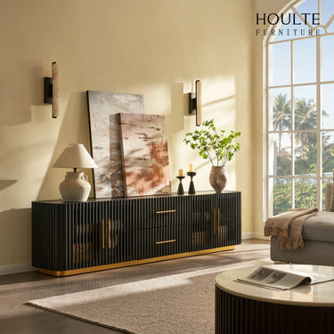 Holton Oak Media Console 91"W