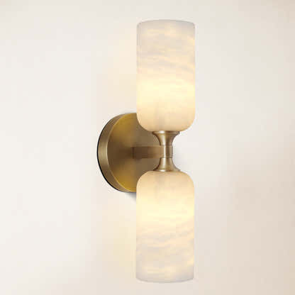 Axis Alabaster Wall Sconce 14"H