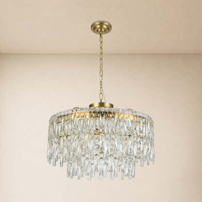 Lucentra Crystal Round Chandelier 24"W