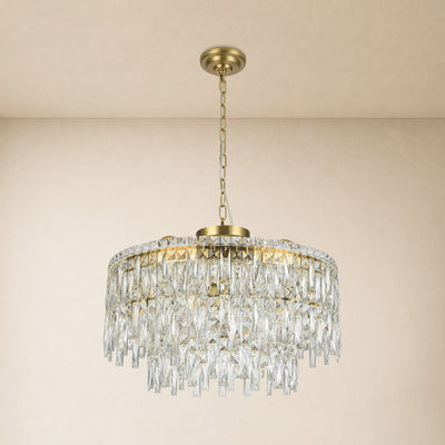 Lucentra Crystal Round Chandelier 24"W