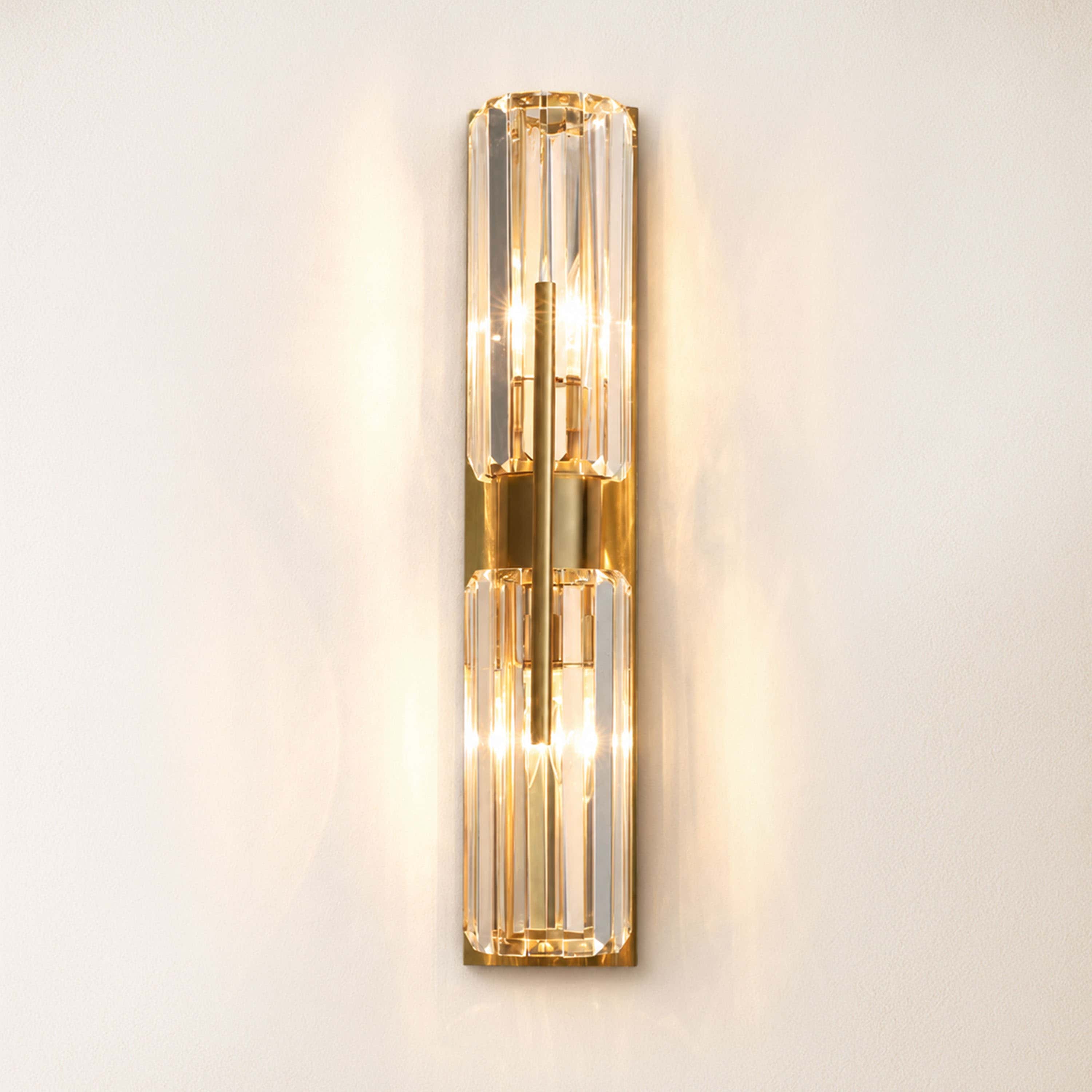Kaelith Crystal Linear Wall Sconce