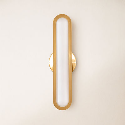 Ovida Glass Oval Wall Sconce