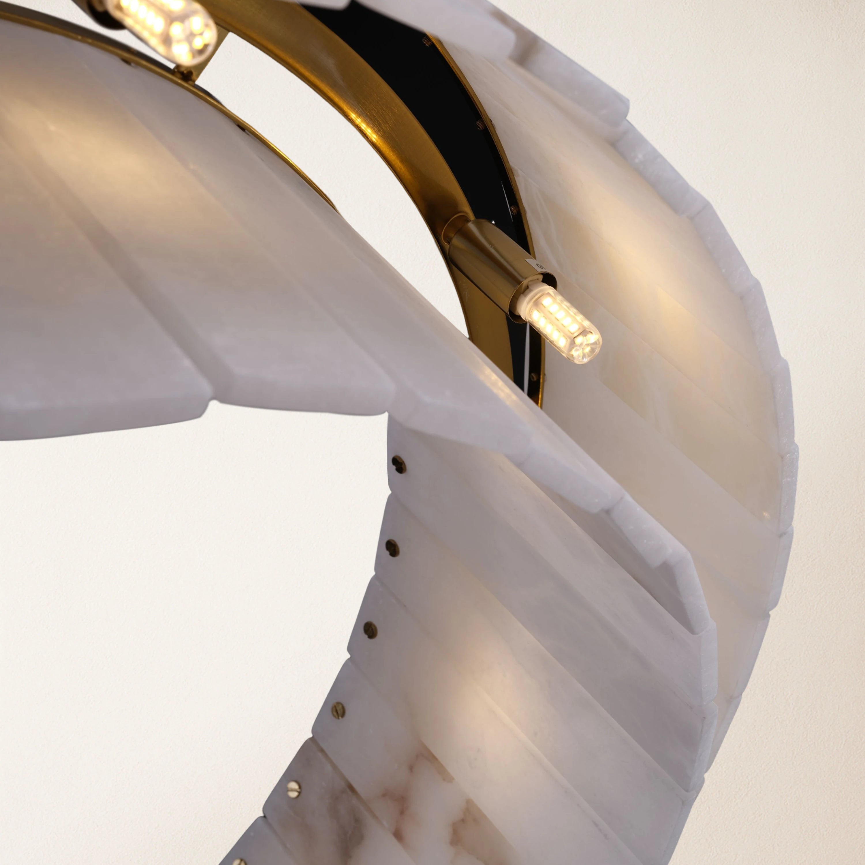 Sawyer Alabaster Rectangle Chandelier 137cm L