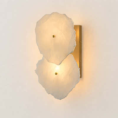 Moira Alabaster 2 Lights Wall Sconce
