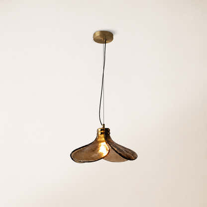 Eora Amber Glass Pendant Light