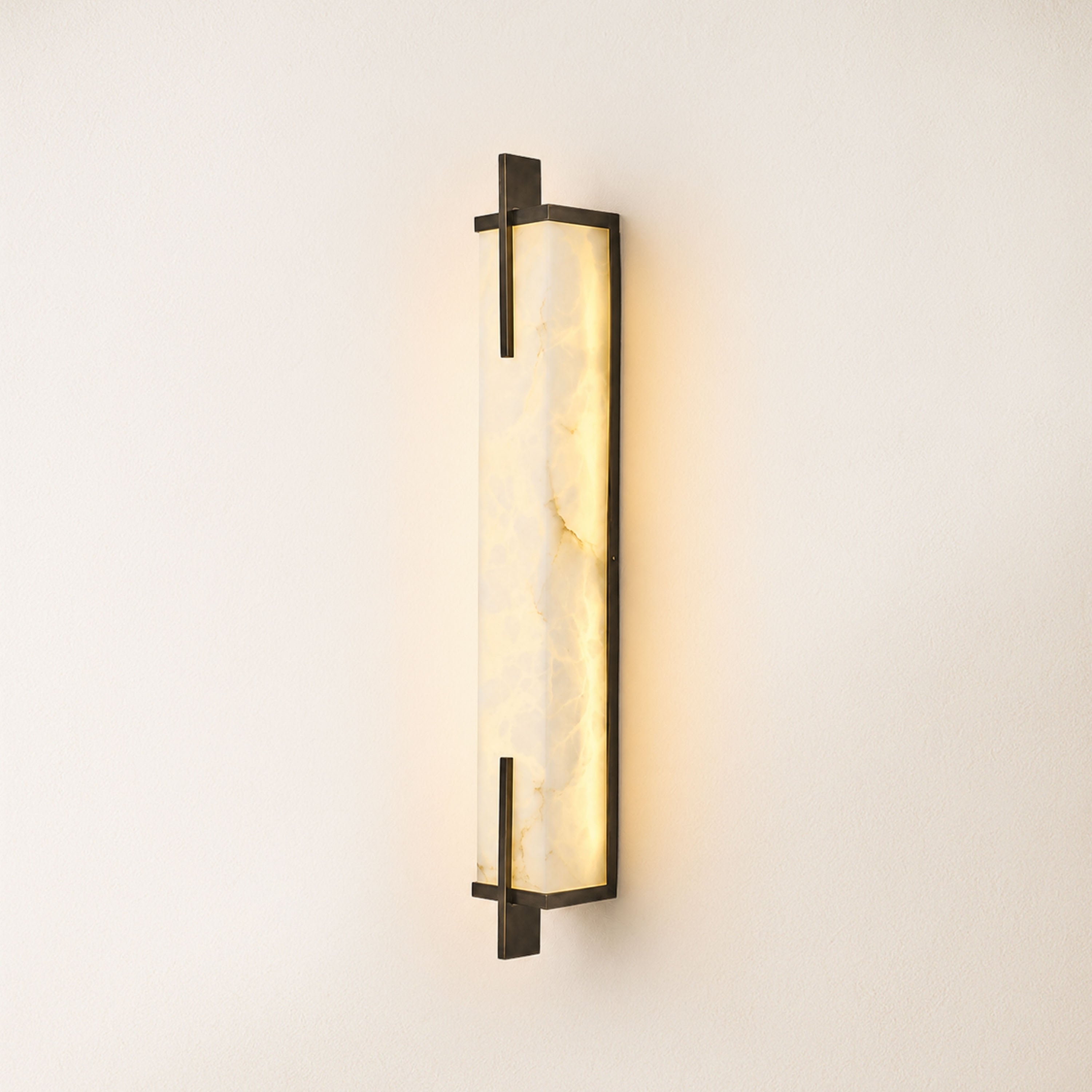 Vespera Alabaster Linear Wall Sconce