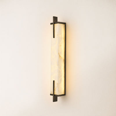 Vespera Alabaster Linear Wall Sconce