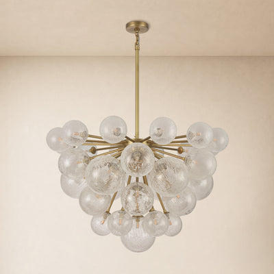 Elowen Glass Globe Cluster Chandelier 35.8"D 