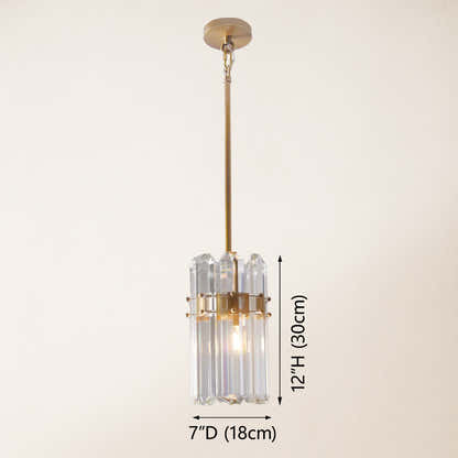 Ruby Crystal Pendant Kitchen Island Light 16.5 cm W