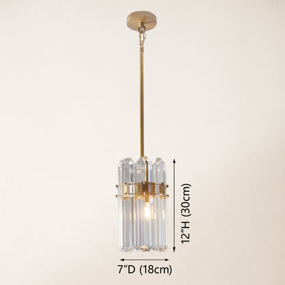 Ruby Crystal Pendant Kitchen Island Light 16.5 cm W