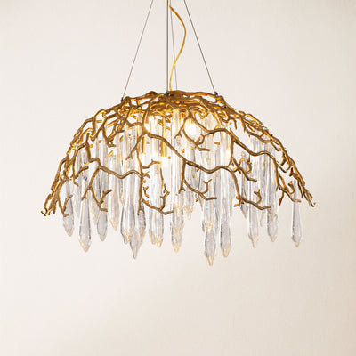 Aurevia Dome Glass Chandelier